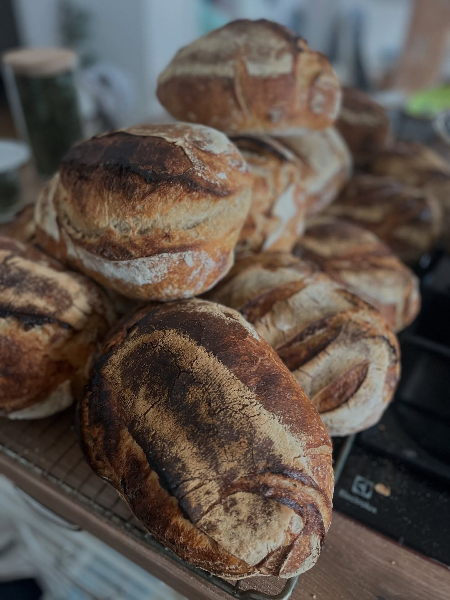 Čerstvý kváskový chléb